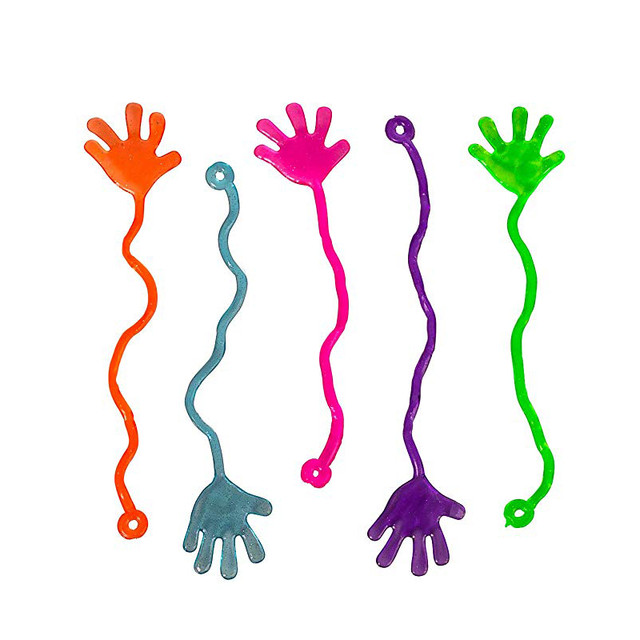 24 Piece Sticky Fingers Fun Toys Party Favors Wacky Fun Stretchy Sticky  Hands Toys for Sensory